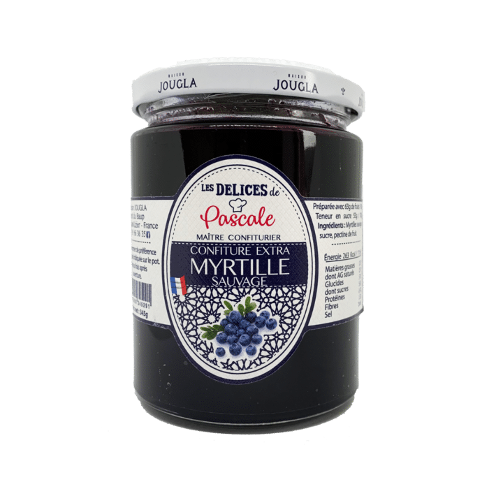 Confiture extra myrtille sauvage