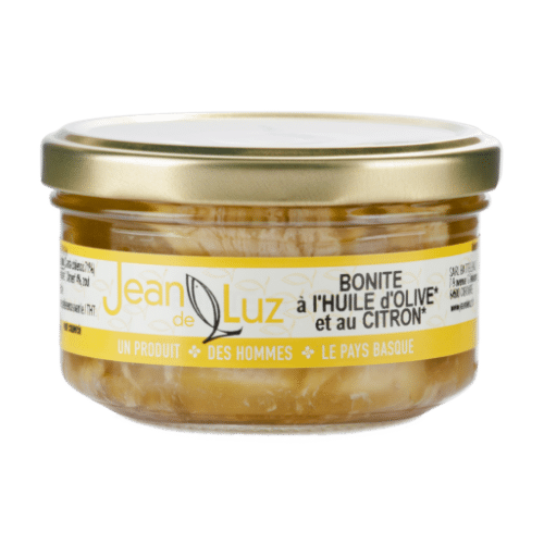 Pot de bonite à l'huile d'olive et au citron